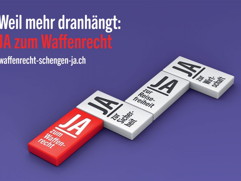 JA zum Waffenrecht heisst JA zu mehr Sicherheit