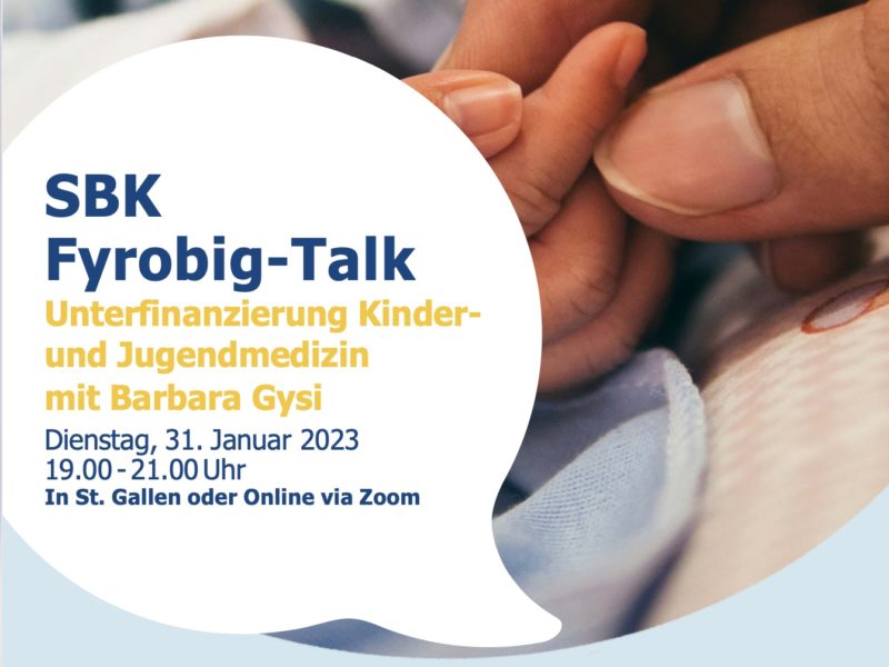 SBK Fyrobig-Talk: Unterfinanzierung Kinder- und Jugendmedizin