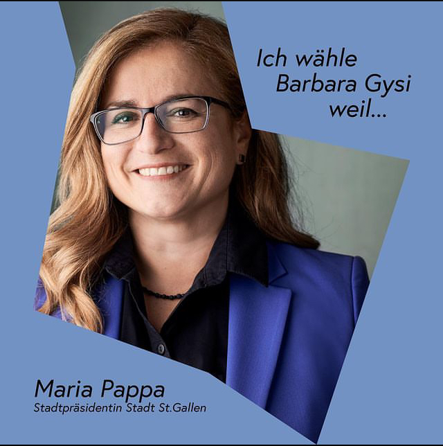 Warum wählt Maria Pappa Barbara Gysi als Ständerätin?